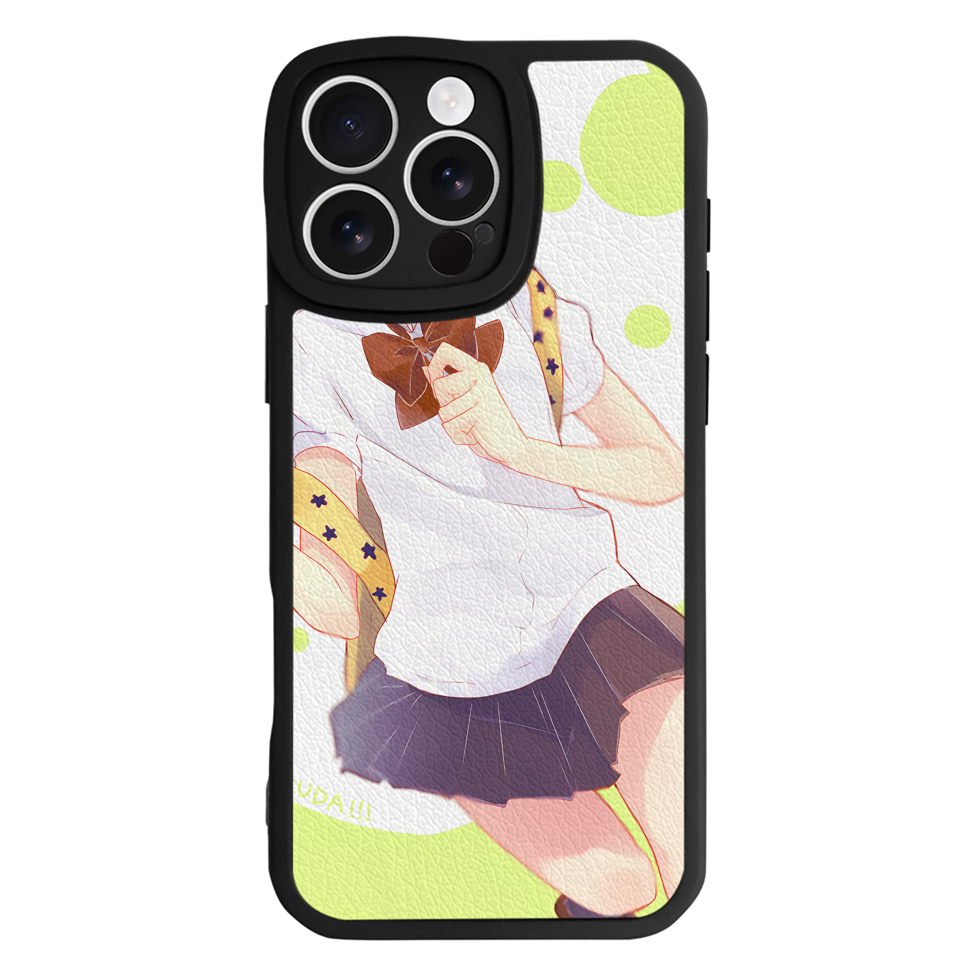 （画像用） ハイキュー!! Haikyu!! 【iPhone 16シリーズ対応】シリコンスマホケース（レザー調） 材質：シリコン